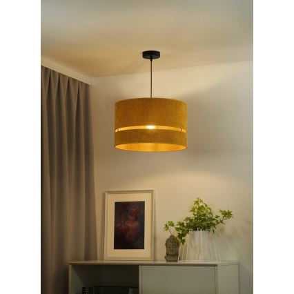 Duolla - Lampadario a sospensione con filo DOUBLE 1xE27/15W/230V diametro 40 cm arancione