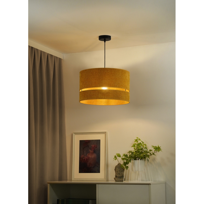 Duolla - Lampadario a sospensione con filo DOUBLE 1xE27/15W/230V diametro 40 cm arancione