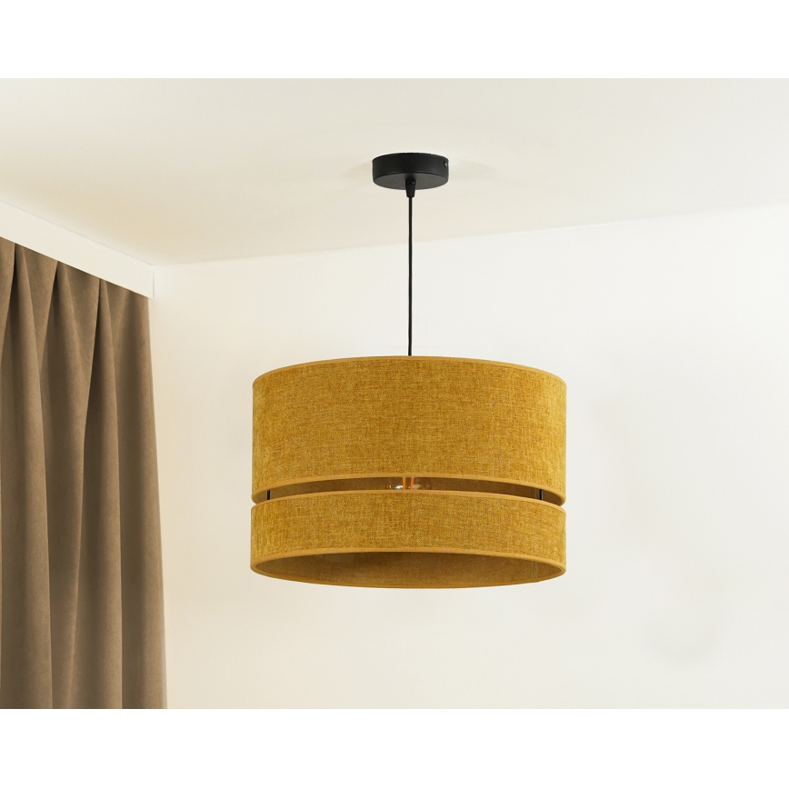Duolla - Lampadario a sospensione con filo DOUBLE 1xE27/15W/230V diametro 40 cm arancione