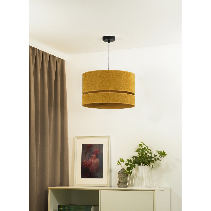 Duolla - Lampadario a sospensione con filo DOUBLE 1xE27/15W/230V diametro 40 cm arancione