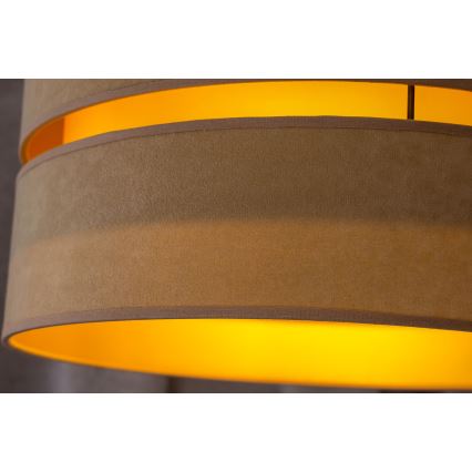 Duolla - Lampadario a sospensione con filo DUO 1xE27/15W/230V diametro 40 cm beige