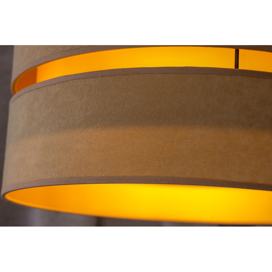 Duolla - Lampadario a sospensione con filo DUO 1xE27/15W/230V diametro 40 cm beige