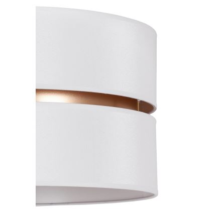 Duolla - Lampadario a sospensione con filo DUO 1xE27/15W/230V diametro 40 cm bianco/oro