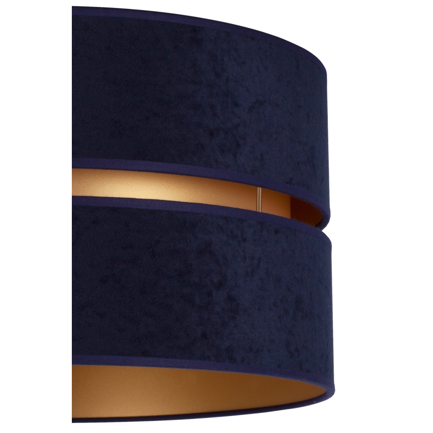 Duolla - Lampadario a sospensione con filo DUO 1xE27/15W/230V diametro 40 cm blu/oro