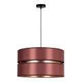 Duolla - Lampadario a sospensione con filo DUO 1xE27/15W/230V diametro 40 cm bordeaux/oro