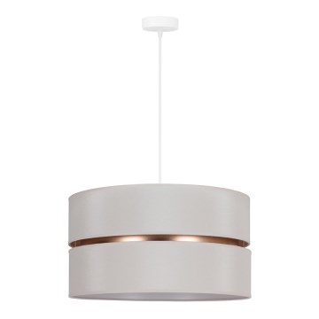 Duolla - Lampadario a sospensione con filo DUO 1xE27/15W/230V diametro 40 cm color crema/oro