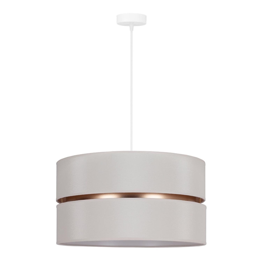 Duolla - Lampadario a sospensione con filo DUO 1xE27/15W/230V diametro 40 cm color crema/oro