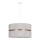 Duolla - Lampadario a sospensione con filo DUO 1xE27/15W/230V diametro 40 cm color crema/oro