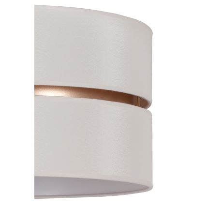 Duolla - Lampadario a sospensione con filo DUO 1xE27/15W/230V diametro 40 cm color crema/oro