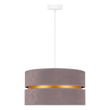 Duolla - Lampadario a sospensione con filo DUO 1xE27/15W/230V diametro 40 cm grigio
