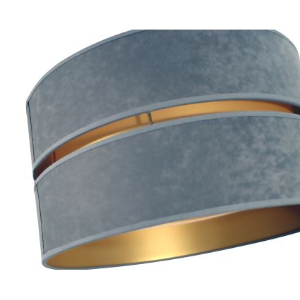 Duolla - Lampadario a sospensione con filo DUO 1xE27/15W/230V diametro 40 cm grigio