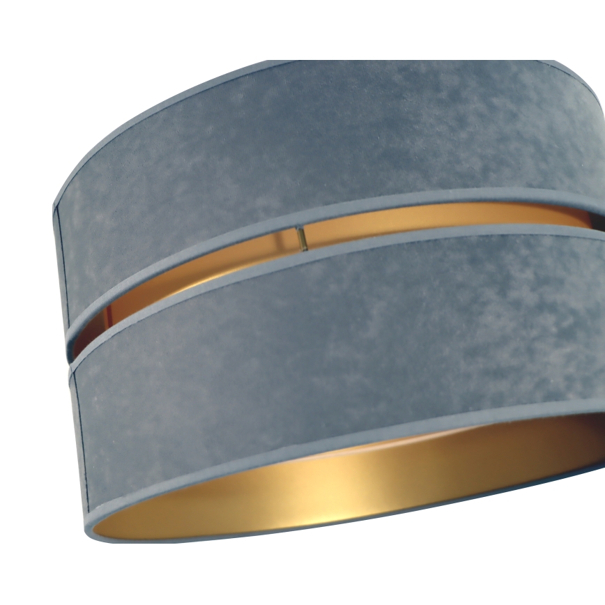 Duolla - Lampadario a sospensione con filo DUO 1xE27/15W/230V diametro 40 cm grigio