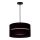 Duolla - Lampadario a sospensione con filo DUO 1xE27/15W/230V diametro 40 cm nero/rattan