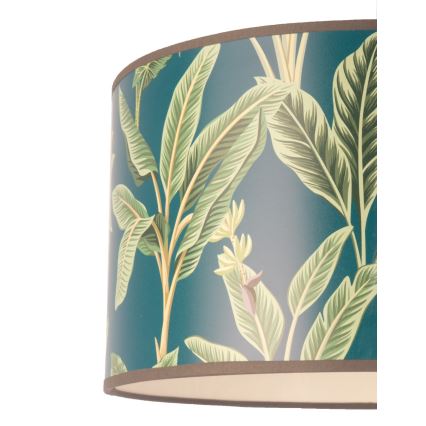 Duolla - Lampadario a sospensione con filo GOLD LEAVES 1xE27/15W/230V diametro 35 cm