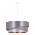 Duolla - Lampadario a sospensione con filo KOBO 1xE27/15W/230V diametro 45 cm argento/oro