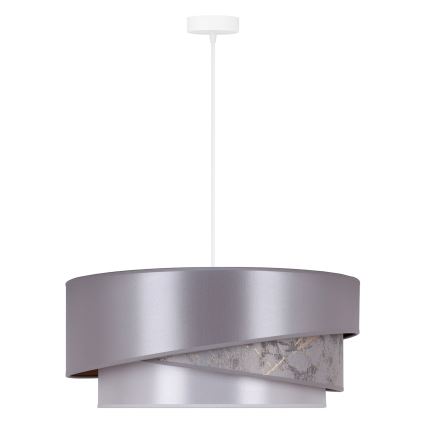 Duolla - Lampadario a sospensione con filo KOBO 1xE27/15W/230V diametro 45 cm argento/oro