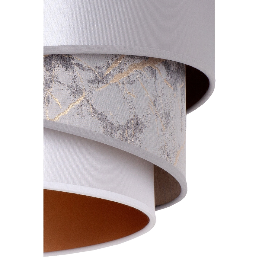 Duolla - Lampadario a sospensione con filo KOBO 1xE27/15W/230V diametro 45 cm argento/oro