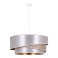 Duolla - Lampadario a sospensione con filo KOBO 1xE27/15W/230V diametro 45 cm argento/oro