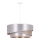 Duolla - Lampadario a sospensione con filo KOBO 1xE27/15W/230V diametro 45 cm argento/oro