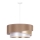Duolla - Lampadario a sospensione con filo KOBO 1xE27/15W/230V diametro 45 cm beige/oro/bianco