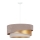 Duolla - Lampadario a sospensione con filo KOBO 1xE27/15W/230V diametro 45 cm beige/oro/color crema