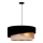 Duolla - Lampadario a sospensione con filo KOBO 1xE27/15W/230V diametro 45 cm nero/oro/color crema