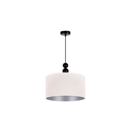 Duolla - Lampadario a sospensione con filo LYON 1xE27/15W/230V diametro 40 cm color crema