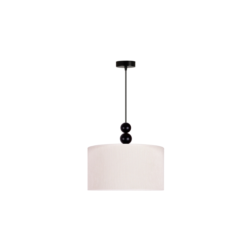 Duolla - Lampadario a sospensione con filo LYON 1xE27/15W/230V diametro 40 cm color crema