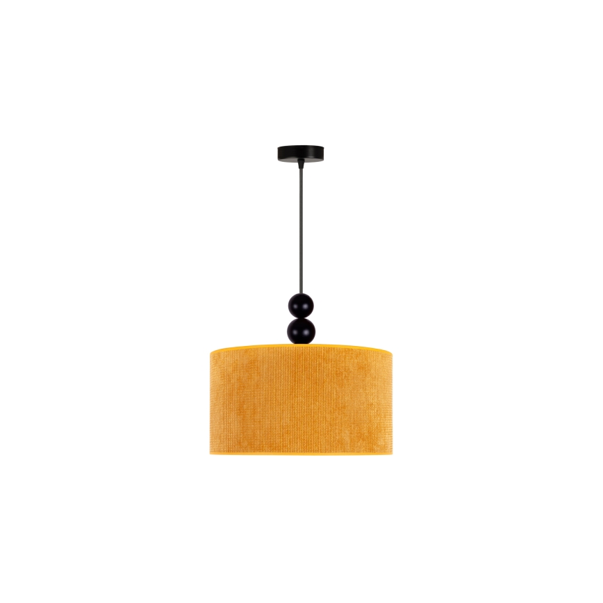 Duolla - Lampadario a sospensione con filo LYON 1xE27/15W/230V diametro 40 cm giallo