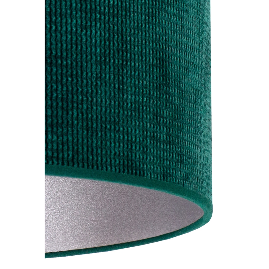 Duolla - Lampadario a sospensione con filo LYON 1xE27/15W/230V diametro 40 cm verde