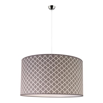Duolla - Lampadario a sospensione con filo MAROKO 1xE27/40W/230V diametro 45 cm grigio