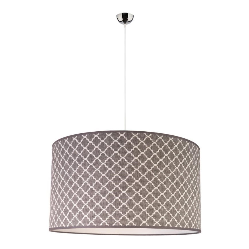 Duolla - Lampadario a sospensione con filo MAROKO 1xE27/40W/230V diametro 45 cm grigio