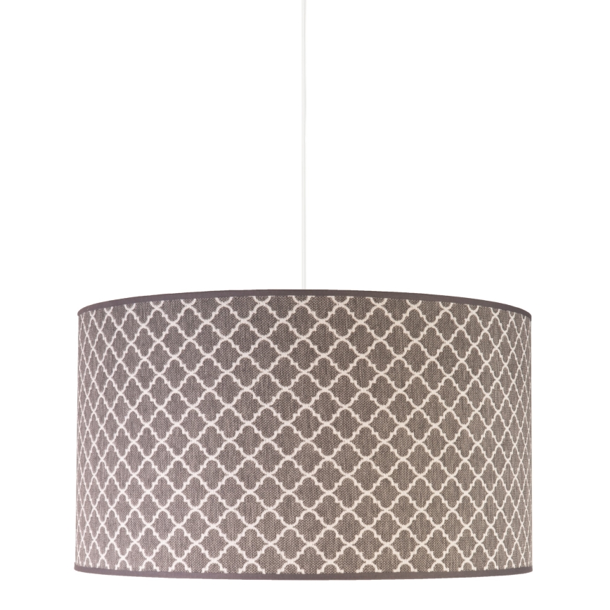 Duolla - Lampadario a sospensione con filo MAROKO 1xE27/40W/230V diametro 45 cm grigio