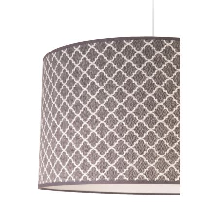Duolla - Lampadario a sospensione con filo MAROKO 1xE27/40W/230V diametro 45 cm grigio