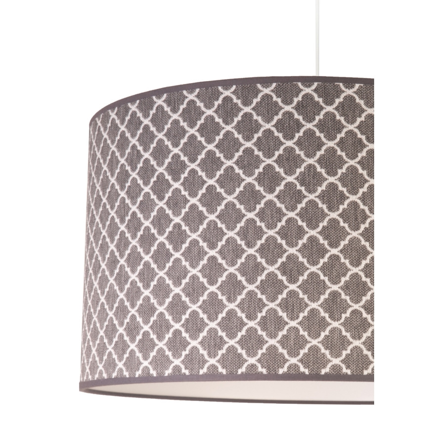 Duolla - Lampadario a sospensione con filo MAROKO 1xE27/40W/230V diametro 45 cm grigio