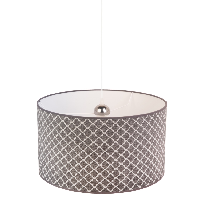 Duolla - Lampadario a sospensione con filo MAROKO 1xE27/40W/230V diametro 45 cm grigio