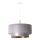 Duolla - Lampadario a sospensione con filo NANTES 1xE27/15W/230V diametro 45 cm argento/rame