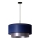 Duolla - Lampadario a sospensione con filo NANTES 1xE27/15W/230V diametro 45 cm blu/argento