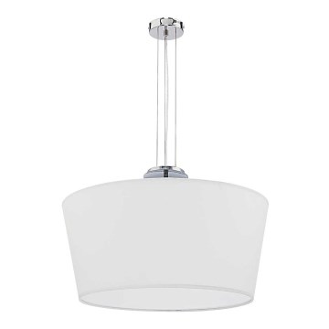 Duolla - Lampadario a sospensione con filo OPERA 3xE14/40W/230V diametro 55 cm bianco