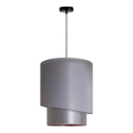 Duolla - Lampadario a sospensione con filo PARIGI 1xE27/15W/230V diametro 40 cm argento/oro