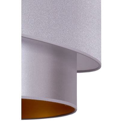 Duolla - Lampadario a sospensione con filo PARIGI 1xE27/15W/230V diametro 40 cm argento/oro