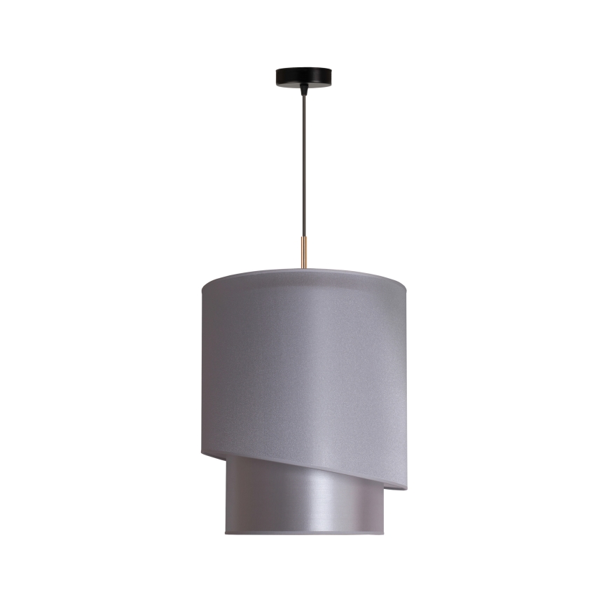 Duolla - Lampadario a sospensione con filo PARIGI 1xE27/15W/230V diametro 40 cm argento/oro