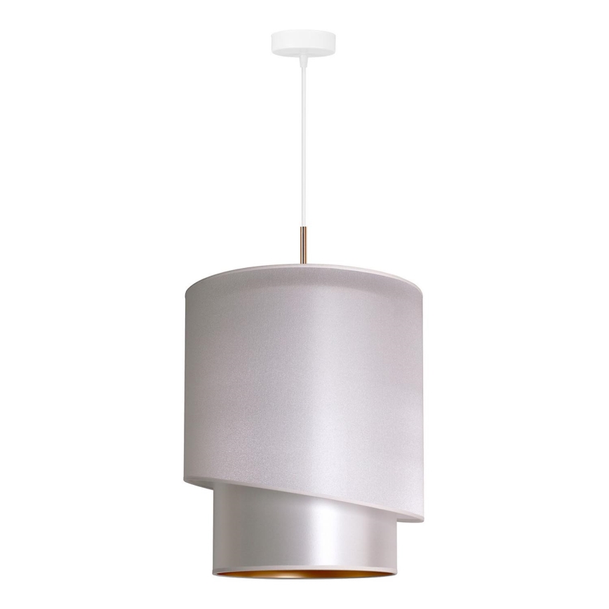 Duolla - Lampadario a sospensione con filo PARIGI 1xE27/15W/230V diametro 40 cm argento/oro