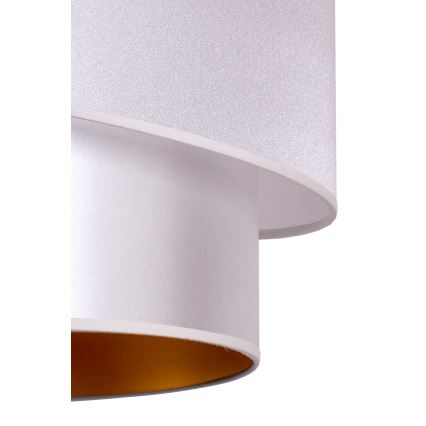 Duolla - Lampadario a sospensione con filo PARIGI 1xE27/15W/230V diametro 40 cm argento/oro