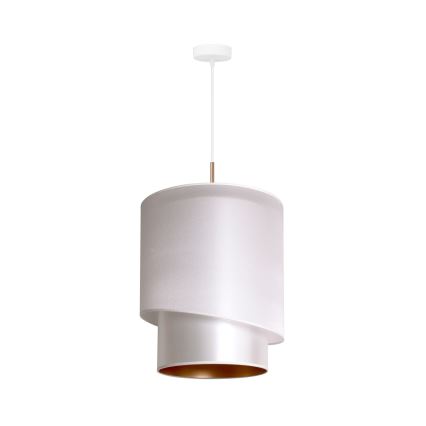 Duolla - Lampadario a sospensione con filo PARIGI 1xE27/15W/230V diametro 40 cm argento/oro