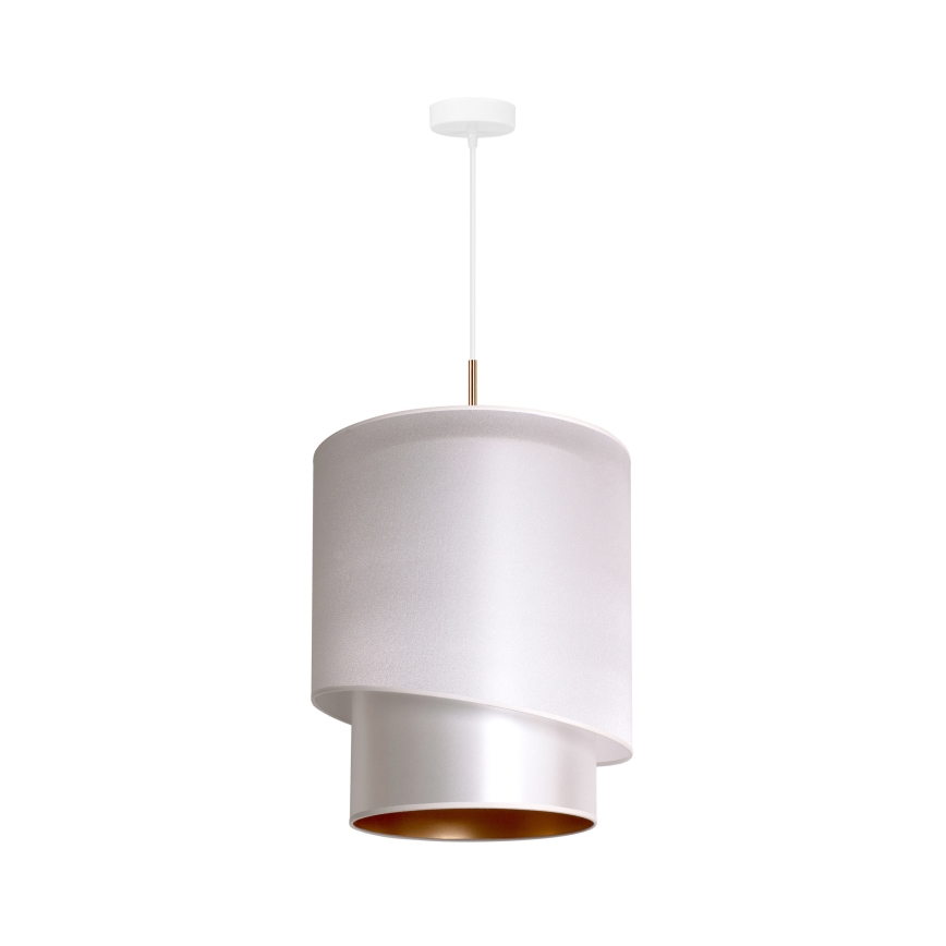 Duolla - Lampadario a sospensione con filo PARIGI 1xE27/15W/230V diametro 40 cm argento/oro