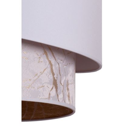 Duolla - Lampadario a sospensione con filo PARIGI 1xE27/15W/230V diametro 40 cm bianco/beige