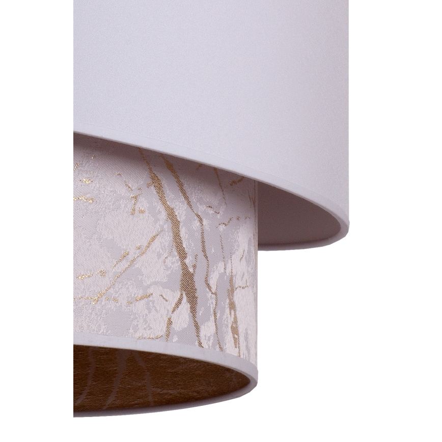 Duolla - Lampadario a sospensione con filo PARIGI 1xE27/15W/230V diametro 40 cm bianco/beige