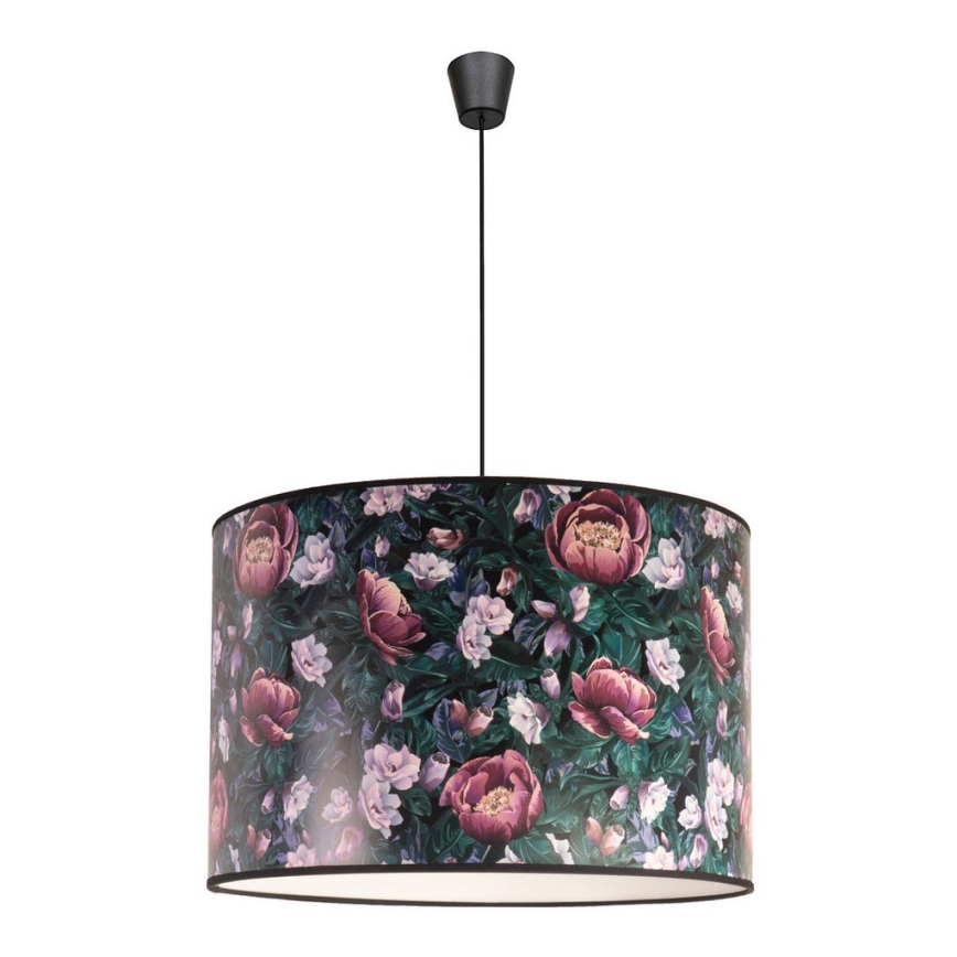Duolla - Lampadario a sospensione con filo PRINT L 1xE27/40W/230V diametro 45 cm fiori
