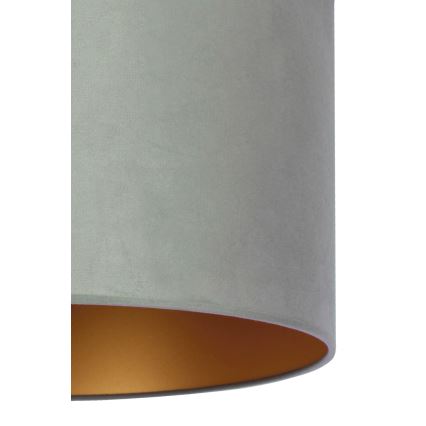 Duolla - Lampadario a sospensione con filo ROLLER 1xE27/15W/230V chiaro diametro 40 cm verde/oro